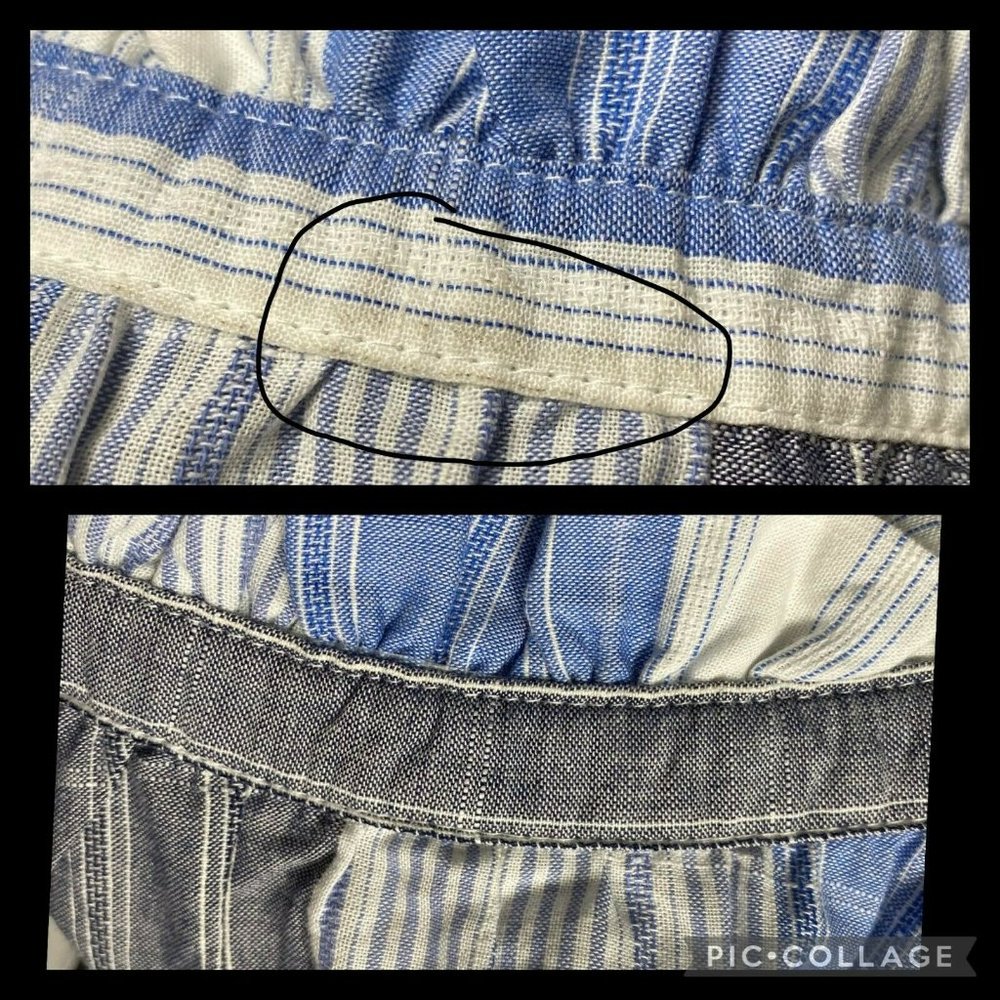 Universal Thread Goods Co. M Patterned Ruffle High Neck Tank Keyhole Back - Picture 11 of 12